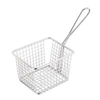 Olympia Large Wire Fries Basket Made of Stainless Steel 80x120x100mm