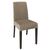 Bolero Dining Chairs in Beige with Birch Frame 480mm in Height Pack of 2