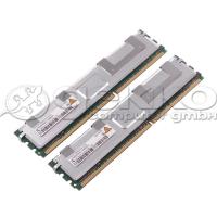 Infineon DDR2-RAM 2GB Kit 2x1GB PC2-5300F ECC 2R - HYS72T128420HFA-3S-B