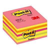 Post-it® Würfel, Neonfarben, 76 x 76 mm, 450 Blatt