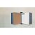 Flipping board system - 900 x 600mm pocelain / enamel whiteboard