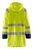 High Vis Regenjacke Level 1 gelb/marineblau - Rückansicht