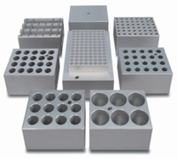 Aluminiumblöcke für Blockthermostate Serie BH-200 | Für: 20 Tubes mit Ø 10,5 mm