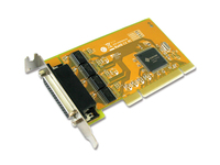 IO Sunix PCI 4x Seriell Low-Profile (SER5056AL) ! Reine Low-Profile Karte / Low