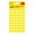 Etikett AVERY 3144 jelölőpont 12mm sárga 270 db/csomag