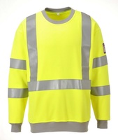 Pulóver lángálló antisztatikus Hi-Vis sárga XL