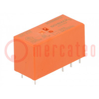 Relay: electromagnetic; SPDT; Ucoil: 12VDC; Icontacts max: 16A