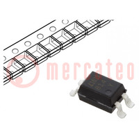 Optocoupler; SMD; Ch: 1; OUT: transistor; Uisol: 5kV; Uce: 35V; bobina