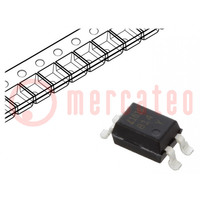 Photocoupleur; SMD; Ch: 1; OUT: transistors; Uisol: 5kV; Uce: 35V
