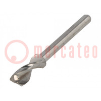 Drill bit; Ø: 5mm; L: 38.2mm; PCB; 1/8" (3,175mm)