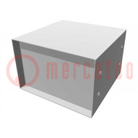 Enclosure: with panel; vented; 1458; X: 152mm; Y: 152mm; Z: 102mm
