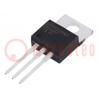 IC: voltage regulator; LDO,fixed; -15V; 1.8A; TO220; THT; tube; Ch: 1