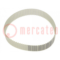 Timing belt; T5; W: 25mm; H: 2.2mm; Lw: 410mm; Tooth height: 1.2mm