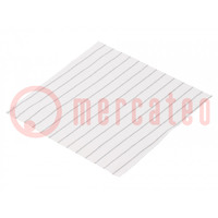 Lingettes: tissu; Application: cleanroom; ESD; 400pc; polyester