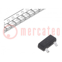 Dióda: kapcsoló; SMD; 250V; 200mA; 50ns; SOT23; Ufmax: 1,25V; Ifsm: 9A