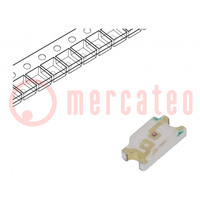 LED; SMD; 1206; rood; 9mcd; 3,2x1,5x1mm; 130°; 2÷2,4V; 20mA; λd: 640nm