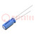 Capacitor: electrolytic; THT; 100uF; 50VDC; Ø8x11.5mm; Pitch: 3.5mm