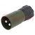 Plug; circular; male; PIN: 2; for cable; soldering; olive; 24V; 35mm2
