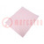 Protection bag; ESD; L: 300mm; W: 250mm; Thk: 55um; polyetylene; pink