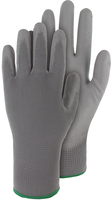 Feinstrick-Handschuh, nahtloses Polyamid Trägergewebe, Größe: 9