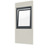 Modellbeispiel: Modulares Raumsystem -Master-, Paneel mit Dreh-/ Kippfenster (Art. 36837)