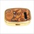Gyógyszertartó doboz Fridolin Gustav Klimt ´Az élet fája´, kisméretű, fém, aranyszínű