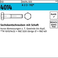Sechskantschraube ISO 4014 Schaft M12x 1