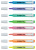 Textmarker STABILO® swing® cool. Kappenmodell, Farbe des Schaftes: in Schreibfarbe, Farbe: blau