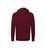 Hakro Kapuzen-Sweatshirt Bio-Baumwolle #560 Gr. S weinrot