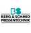 Berg & Schmid Handhebelpresse 2600 kp mit Kniehebel, Hub 60 mm