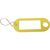 Produktbild zu Schlüsselanhänger - mit Aufhängeloch, Kunststoff gelb