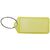 Produktbild zu Schlüsselanhänger - mit Papiereinlage, Kunststoff transparent gelb