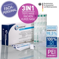 CLUNGENE COVID-19 Antigen Nasen-Rachen Schnelltest 3 in 1