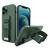 Seilhülle Gel Case mit Kette Lanyard Handtaschen Lanyard Samsung Galaxy A22 4G Dunkelgrün