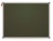 Tablica kredowa magnetyczna MEMOBE zielona, rama aluminiowa Classic, 200x120 cm