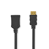 NEDIS CABLE HDMI DE ALTA VELOCIDAD CON ETHERNET - CONECTOR HDMI - CONECTOR HDMI - 4K @30HZ - 10.2 GBPS - 3.00 M - REDONDO - PVC