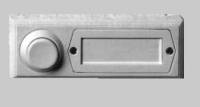 Klingeltaster Kst ws COMBIFIX AP 18mm rechteck Mit Namensschild