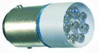 Kleinlampe 0,8W BA15d 24-28V ge Röhre Ø16x38mm einseitig gesockelt