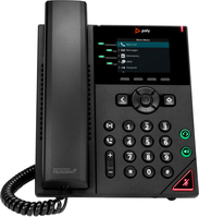 POLY VVX 250 4-lijns IP-telefoon met PoE-ondersteuning