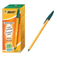BIC Orange Fine Zielony Długopis Drobny 20 szt.