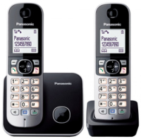 Panasonic KX-TG6812GB telefoon DECT-telefoon Nummerherkenning Zwart