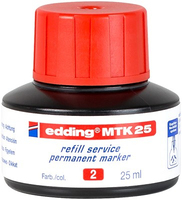 Edding MTK 25 recambio para marcador Rojo 25 ml 1 pieza(s)