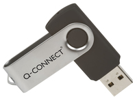 Q-CONNECT KF76970 unidad flash USB 32 GB USB tipo A 3.2 Gen 1 (3.1 Gen 1) Acero inoxidable