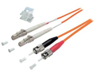 S-Conn 10m LC/ST Glasvezel kabel OM2 Oranje