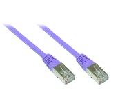 Alcasa 0.5m Cat5e Netzwerkkabel Violett 0,5 m SF/UTP (S-FTP)