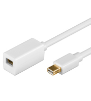 Alcasa 4831-010 DisplayPort-Kabel 1 m Mini DisplayPort Weiß
