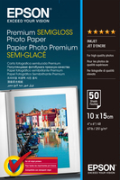 Epson Premium Semi-Gloss Photo Paper - 10x15cm - 50 hojas