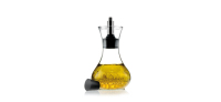 Eva Solo 567680 Öl-/Essig-Spender 0,25 l Flasche Glas, Silikon, Edelstahl Transparent