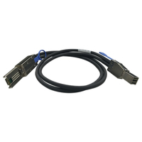 QNAP CAB-SAS30M-8644-8088 Serial Attached SCSI (SAS)-kabel 1 m Zwart, Metallic