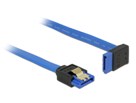 DeLOCK 84999 SATA-kabel 1 m SATA 7-pin Zwart, Blauw